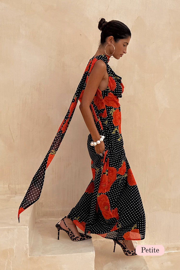 Black Poppy Sophie Dress Petite | Never Fully Dressed Premium
