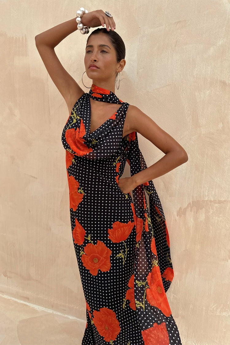 Black Poppy Sophie Dress Petite | Never Fully Dressed Premium