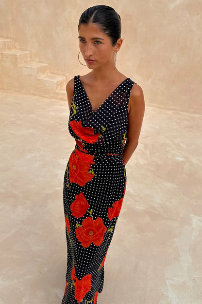 Black Poppy Sophie Dress Petite | Never Fully Dressed Premium