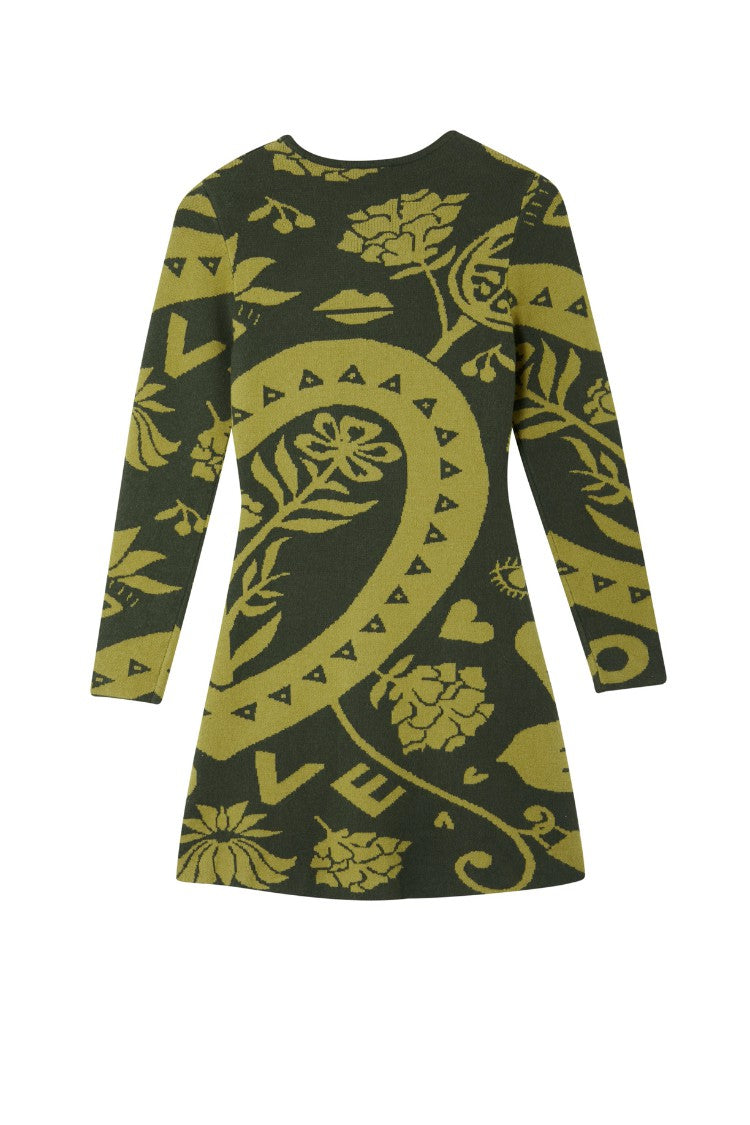 Olive Amara Knit Mini Dress Petite | Never Fully Dressed Top Pick