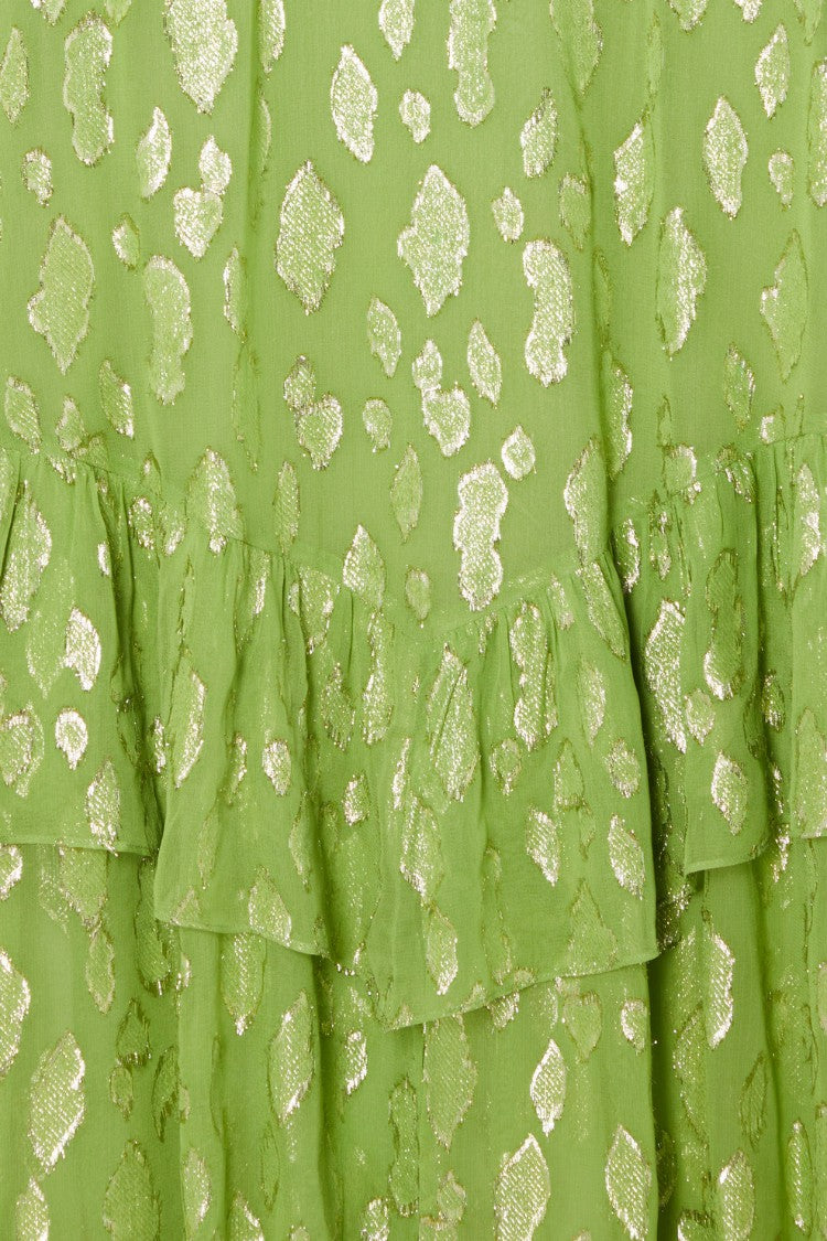 Green Jacquard Harmony Dress Petite | Never Fully Dressed Popular